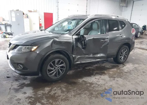 2016 Nissan Rogue Sl из США, поврежденный, VIN 5N1AT2MV3GC735914